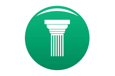 Expanding column icon vector green