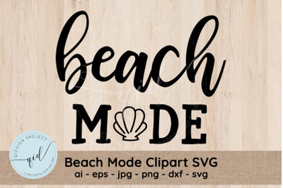 Beach Mode Clipart SVG