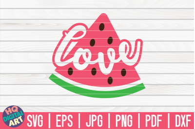 Love watermelon SVG