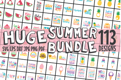 Huge Summer SVG Bundle | 113 Designs