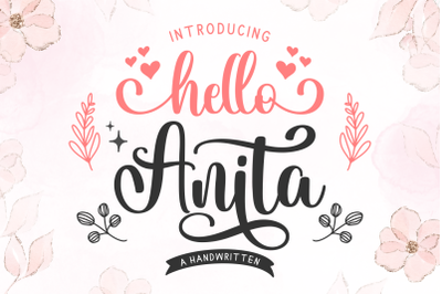Hello Anita