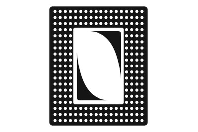 Contraceptive patch icon, simple style