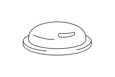 Condom icon, outline style