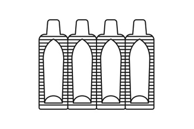 Suppositories icon, outline style