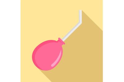 Abortion tool icon, flat style