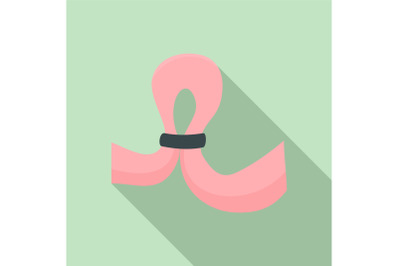 Strip vagine icon, flat style