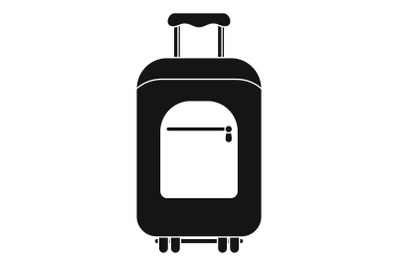 Travel summer bag icon, simple style