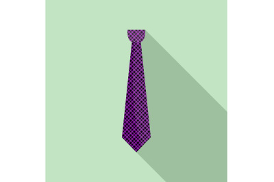 Cravat icon, flat style