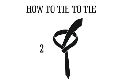 How to tie to tie icon, simple style