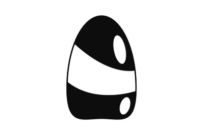 Milk bonbon icon, simple style