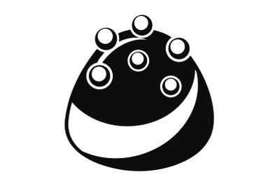 Chocolate candy icon, simple style