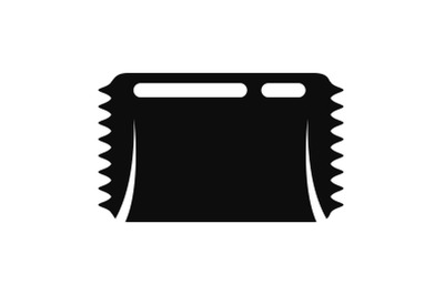 Candy gum icon, simple style
