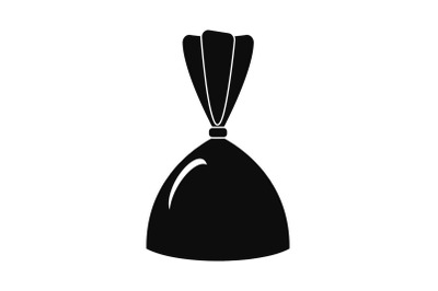 Pyramide bonbon icon, simple style