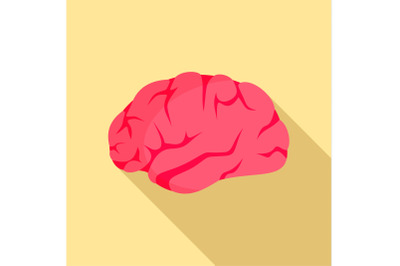 Brainstorming icon, flat style
