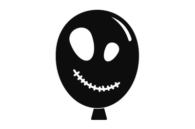 Halloween ballon icon, simple style