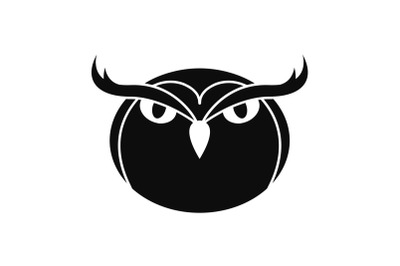 Owl icon, simple style