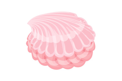 Sweet candy shell icon, cartoon style