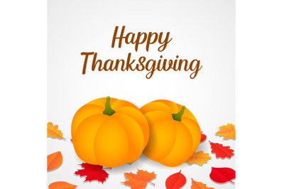 Happy thanksgiving concept background, isometric style
