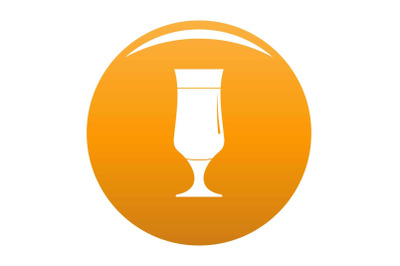 Alcohol icon vector orange