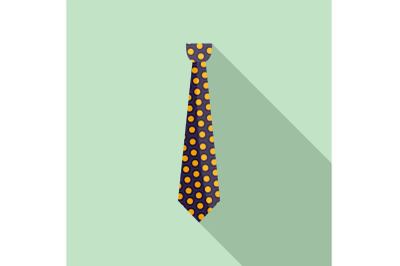 Tuxedo tie icon, flat style