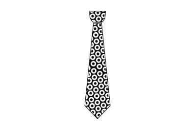 Tie icon, simple style