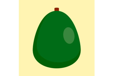 Pomelo icon, flat style