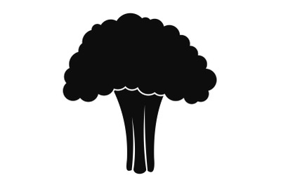 Salad broccoli icon, simple style