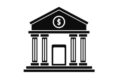 Money bank icon, simple style