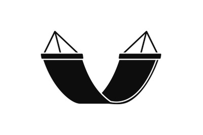 Rest hammock icon, simple style