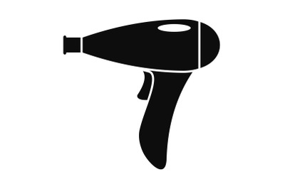 Hair dryer icon, simple style