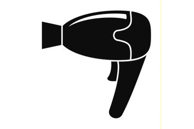 Home hair dryer icon, simple style