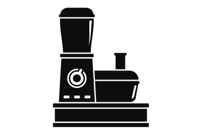 Food processor icon, simple style