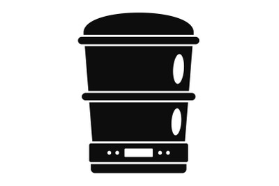 Food processor machine icon, simple style