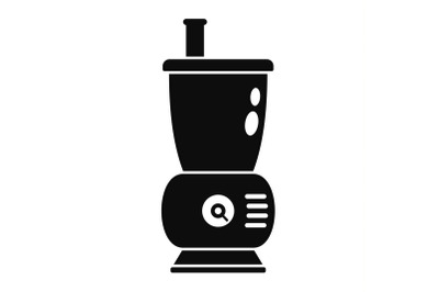 Small food mixer icon, simple style