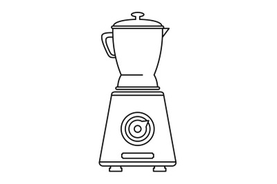 Fruit machine icon, outline style