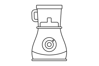 Modern blender icon, outline style