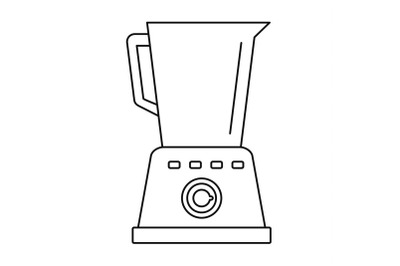 Kitchen blender icon, outline style