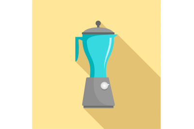 Electric mixer icon, flat style