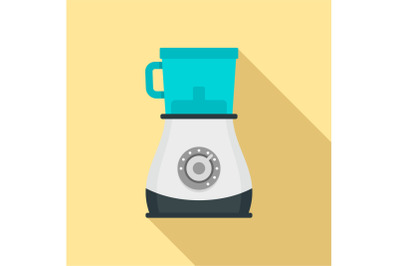 Modern blender icon, flat style