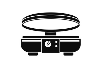Modern waffle maker icon, simple style
