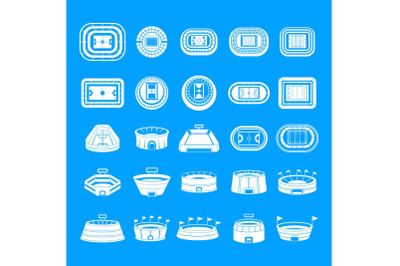 Selfie video photo people icons set, simple style