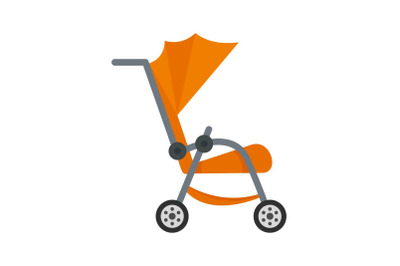 Buggy icon, flat style