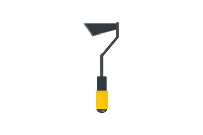 Garden dig tool icon, flat style