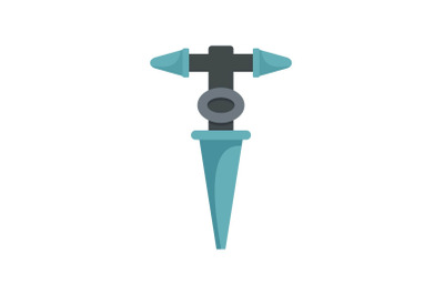 Water drop tool icon, flat style
