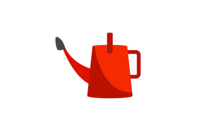 Water can icon, flat style