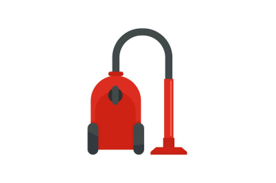 Vacuum cleaner icon, flat style