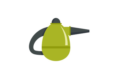 Small hand vacuum cleaner icon, flat style