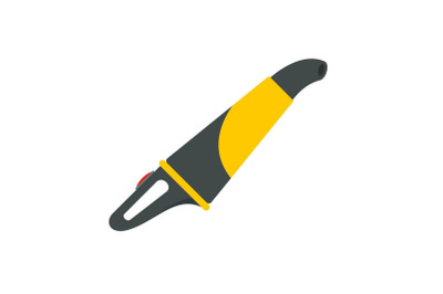 Car vacuum cleaner icon, flat style