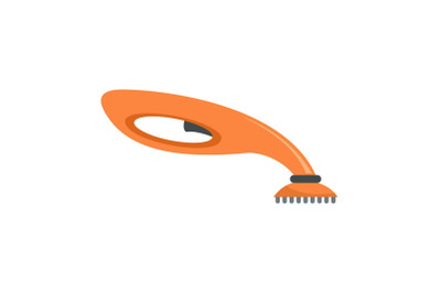 Hand vacuum cleaner icon, flat style