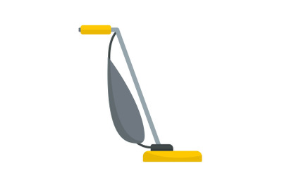 Stick vacuum cleaner icon, flat style